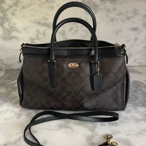 Coach Satchel in Signature Canvas EUC